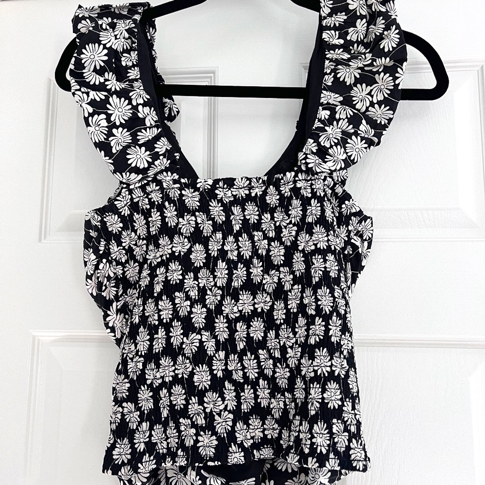 Gap Puff Sleeve corset tank